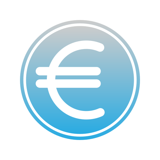 euro icono gratis