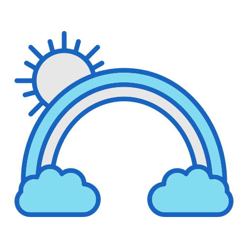Rainbow free icon Rainbow free icon