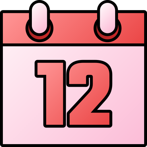 número 12 icono gratis