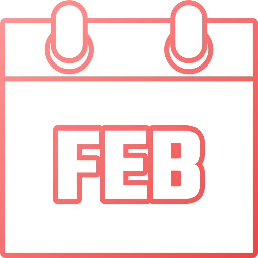 febrero icono gratis