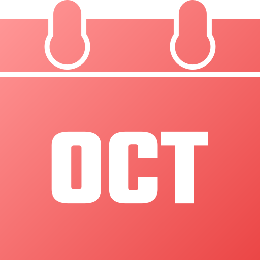 October Generic gradient fill icon