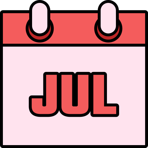 julio icono gratis