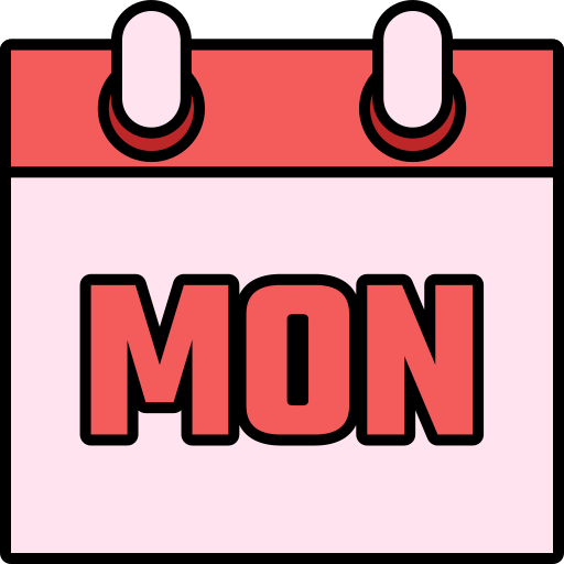 Monday Generic color lineal-color icon