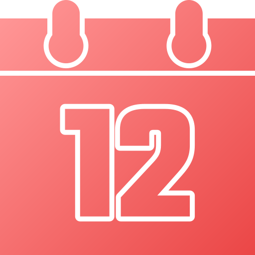 número 12 icono gratis