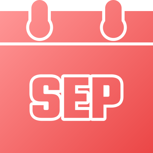 septiembre icono gratis