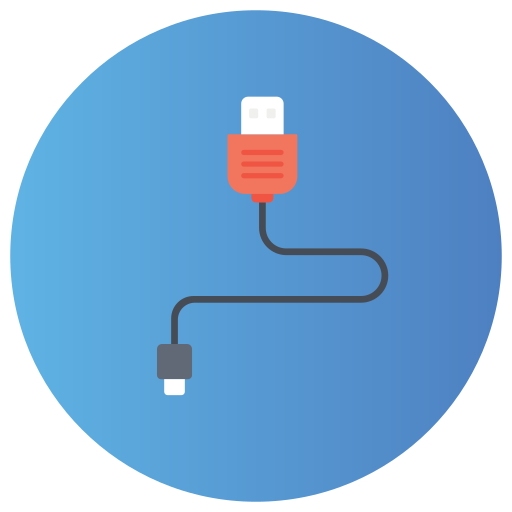 Cable de datos icono gratis