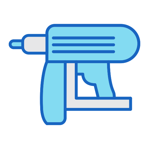 pistola de clavos icono gratis