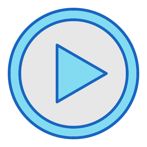 Play button Generic color lineal-color icon