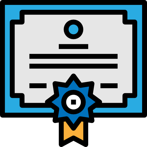 증명서 무료 아이콘