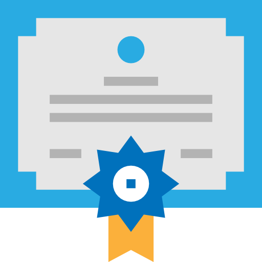 증명서 무료 아이콘