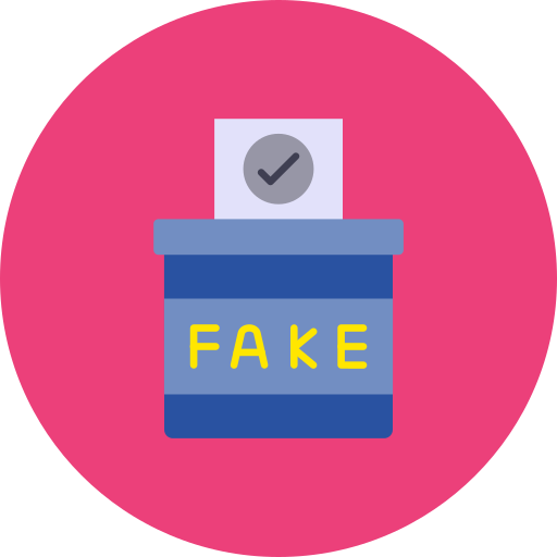 Fake - free icon