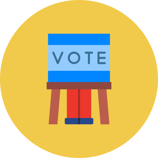 Cabina de votación icono gratis