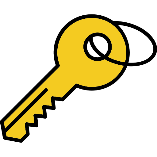 Key Generic color lineal-color icon