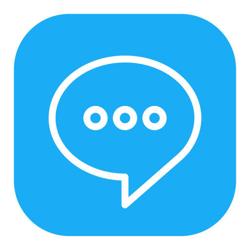 Chat Bubble Generic color fill icon