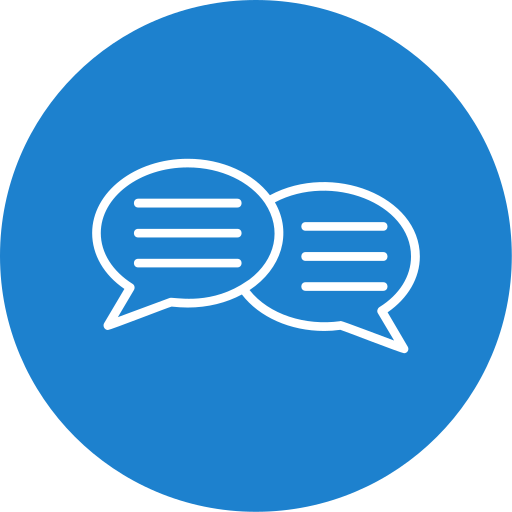 Chatting - free icon