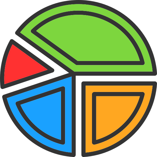 Pie graph Generic color lineal-color icon