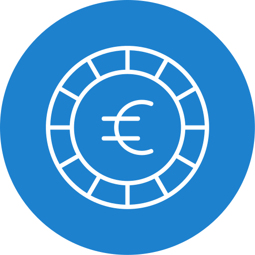 euro icono gratis