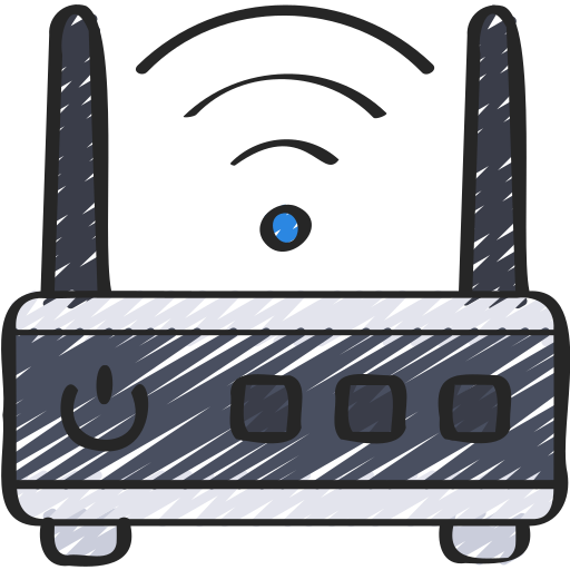 router inalámbrico icono gratis