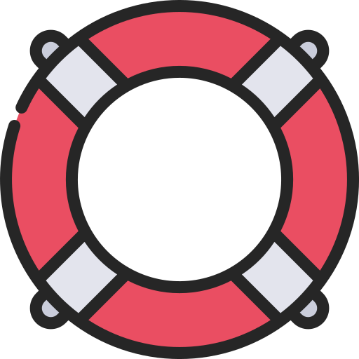 Life saver Juicy Fish Soft-fill icon