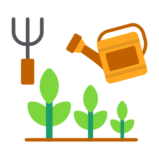 herramientas de jardinería icono gratis