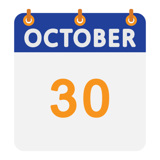 octubre icono gratis