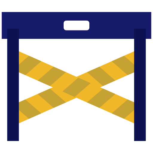 polizeiabsperrung kostenlos Icon polizeiabsperrung kostenlos Icon