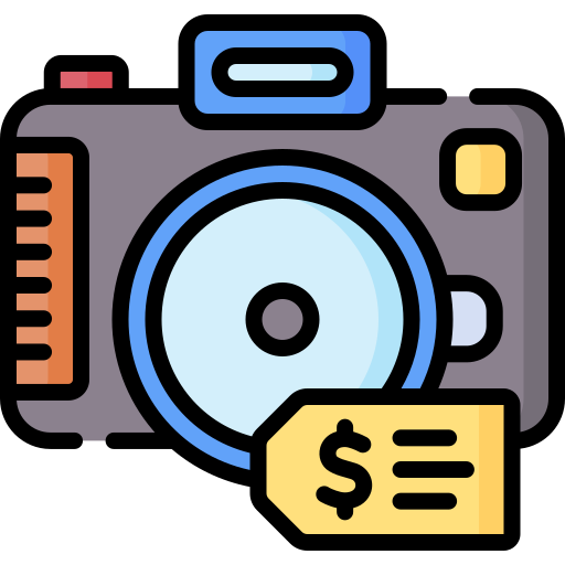 cámara fotográfica icono gratis