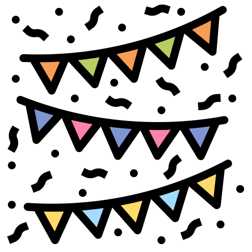 guirnalda icono gratis