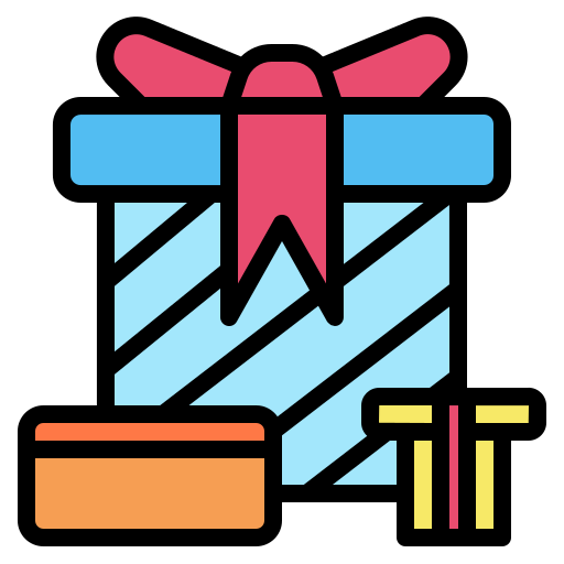 Gift free icon