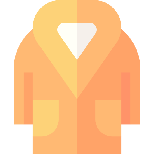 Coat Basic Straight Flat icon