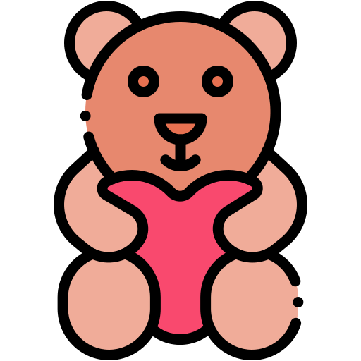 oso de peluche icono gratis