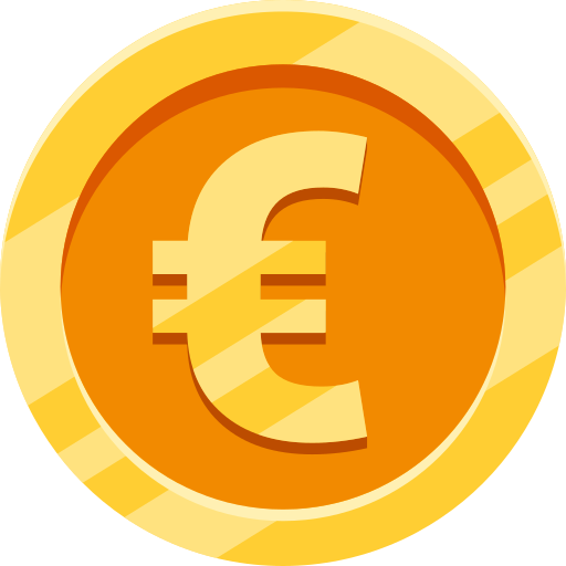 Euro Generic color fill icon