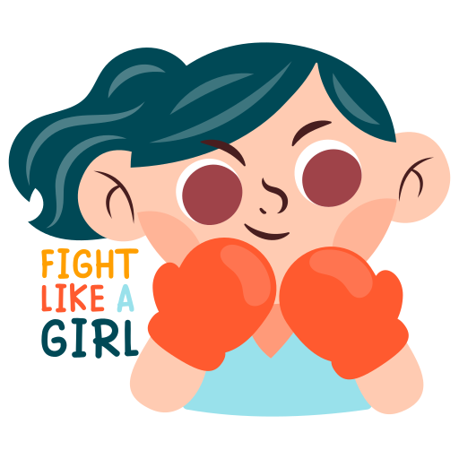 Fighter free sticker Fighter free sticker