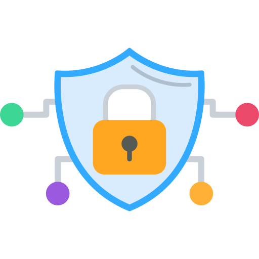 la seguridad cibernética icono gratis