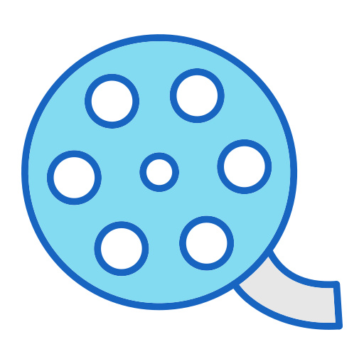 rollo de película icono gratis