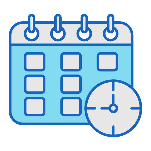 Schedule Generic color lineal-color icon