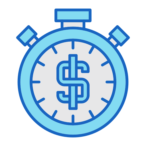 시간은 돈이다 무료 아이콘