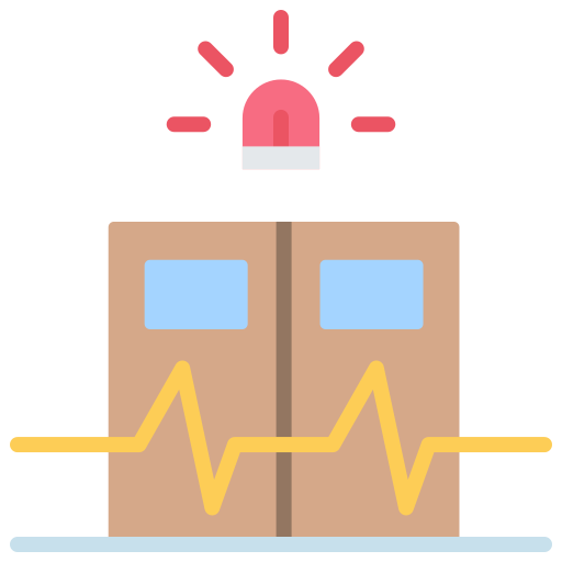 sala de emergencias icono gratis