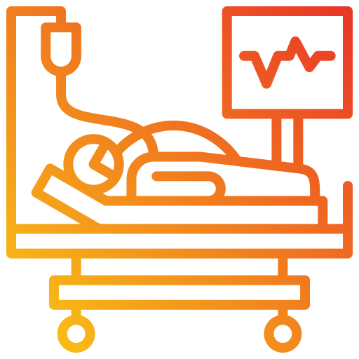 Intensive care unit Generic gradient outline icon