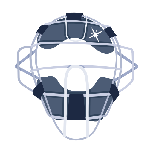 Baseball helmet Generic color fill icon