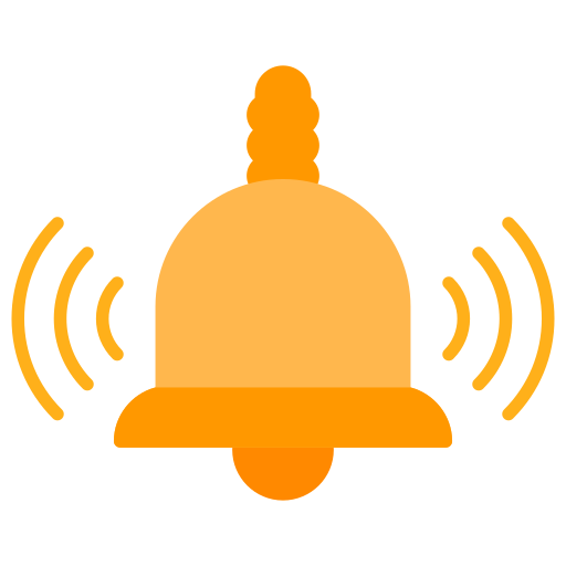 campana de notificación icono gratis