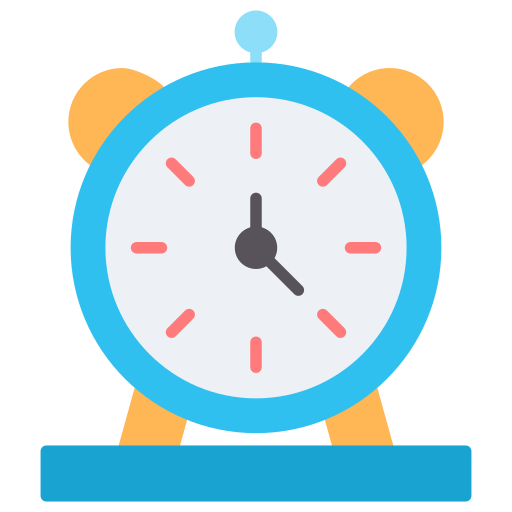 Alarm clock Generic color fill icon