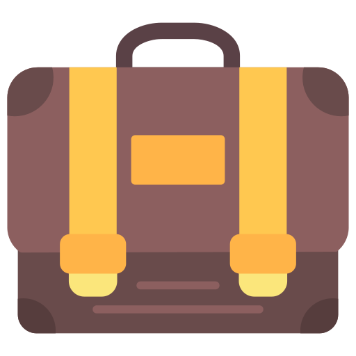 maletín icono gratis