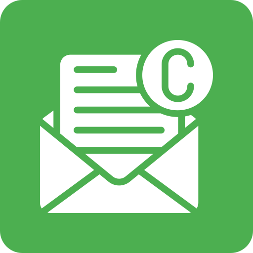 derechos de autor icono gratis