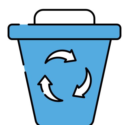 papelera de reciclaje icono gratis