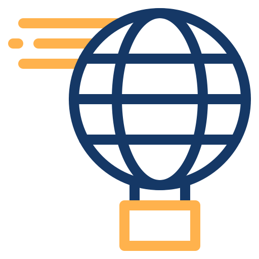 globo aerostático icono gratis