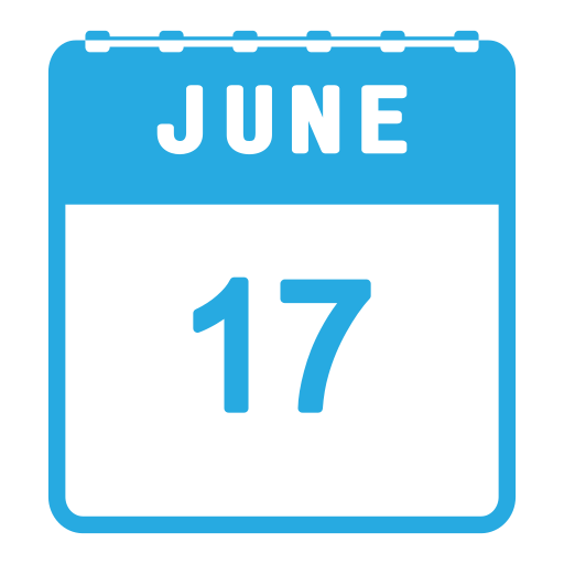 June - Free time and date icons