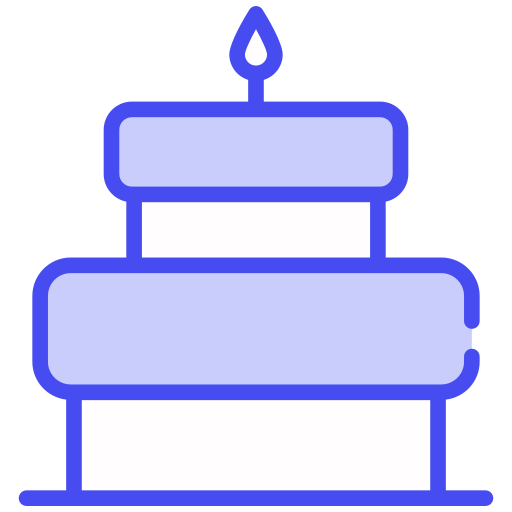 pastel de cumpleaños icono gratis