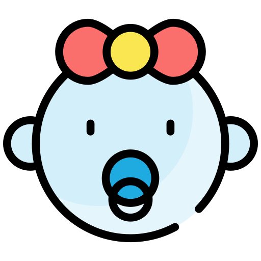 Baby Girl Generic color lineal-color icon