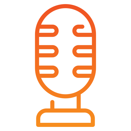 Microphone Generic gradient outline icon